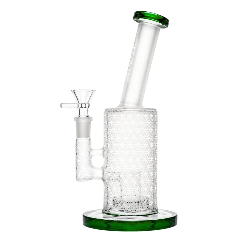 Arsenal - 10" Diamond Etched Sandblast Waterpipe Black Main Image