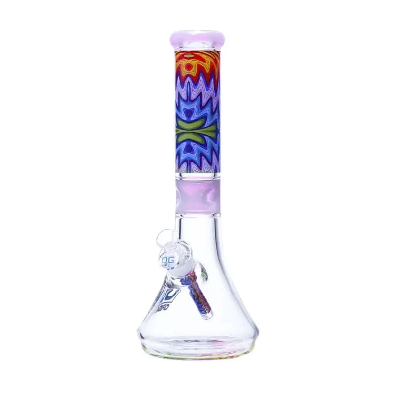 OG Glass - ACC - OG Glass - 14" OG Original Kaleido Glass Bong Pink Main Image