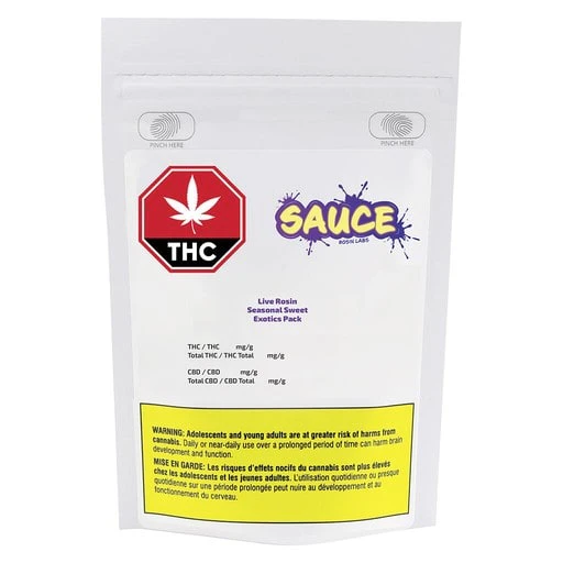 Sauce Rosin Labs - Seasonal Exotics Pack Live Rosin Main Image