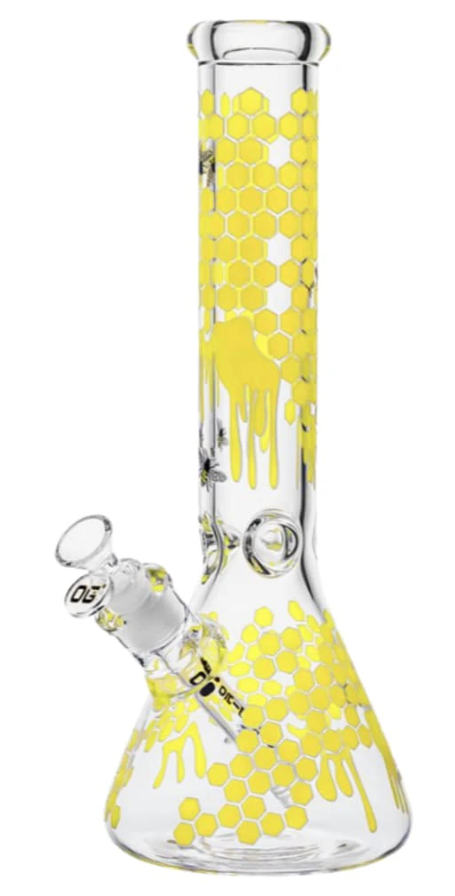 Smoke Arsenal - Glow-in-the-Dark Honeycomb Bong Main Image
