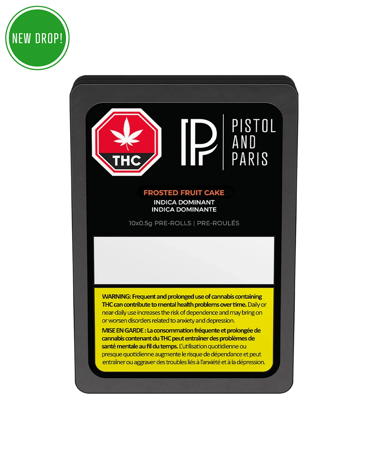 Pistol and Paris - 10 x 0.5g Frosted Fruit Cake Pre-Rolls Main Image