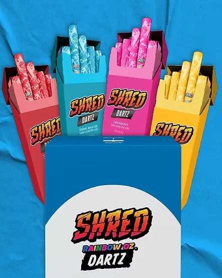 Organigram Inc. - Shred Dartz Rainbow Combo PR70x.04g Main Image