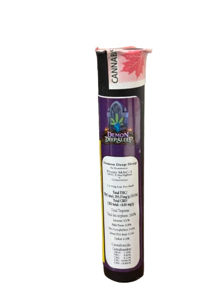 HeadStone Cannabis - Demon Deep Sleep - Fruity Mac -1(Mac x starfighter) 1 x 0.5g Main Image