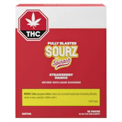 SOURZ by Spinach - Fully Blasted Strawberry Mango Gummies - 10x1 Pack