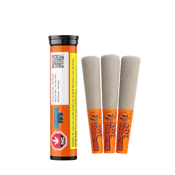 Skullcrusher 70's Iced Orange Quad Diamond Infused Pre-Rolls - 3 X 0.45g