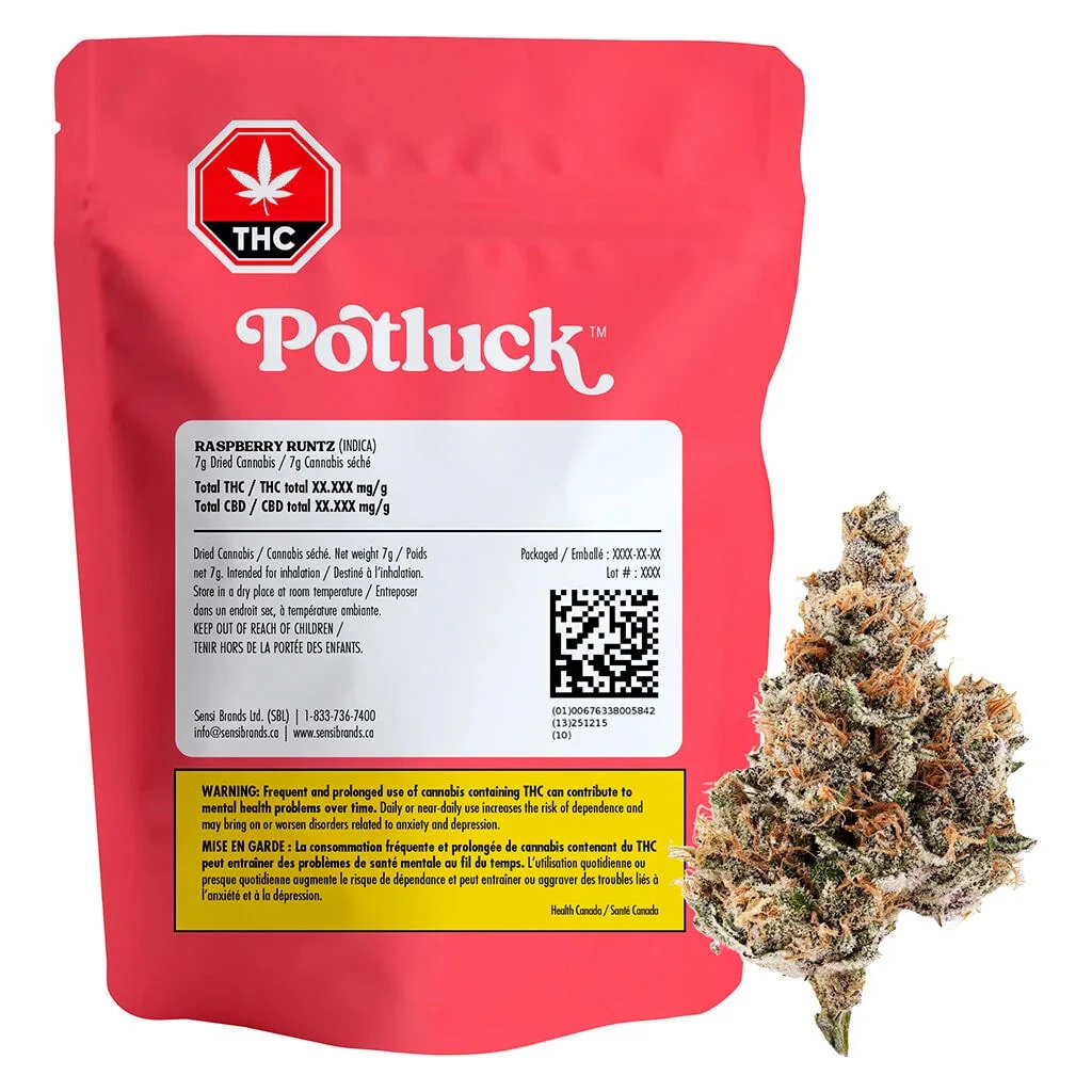 POTLUCK - Raspberry Runtz 7g Dried Flower by Potluck Main Image