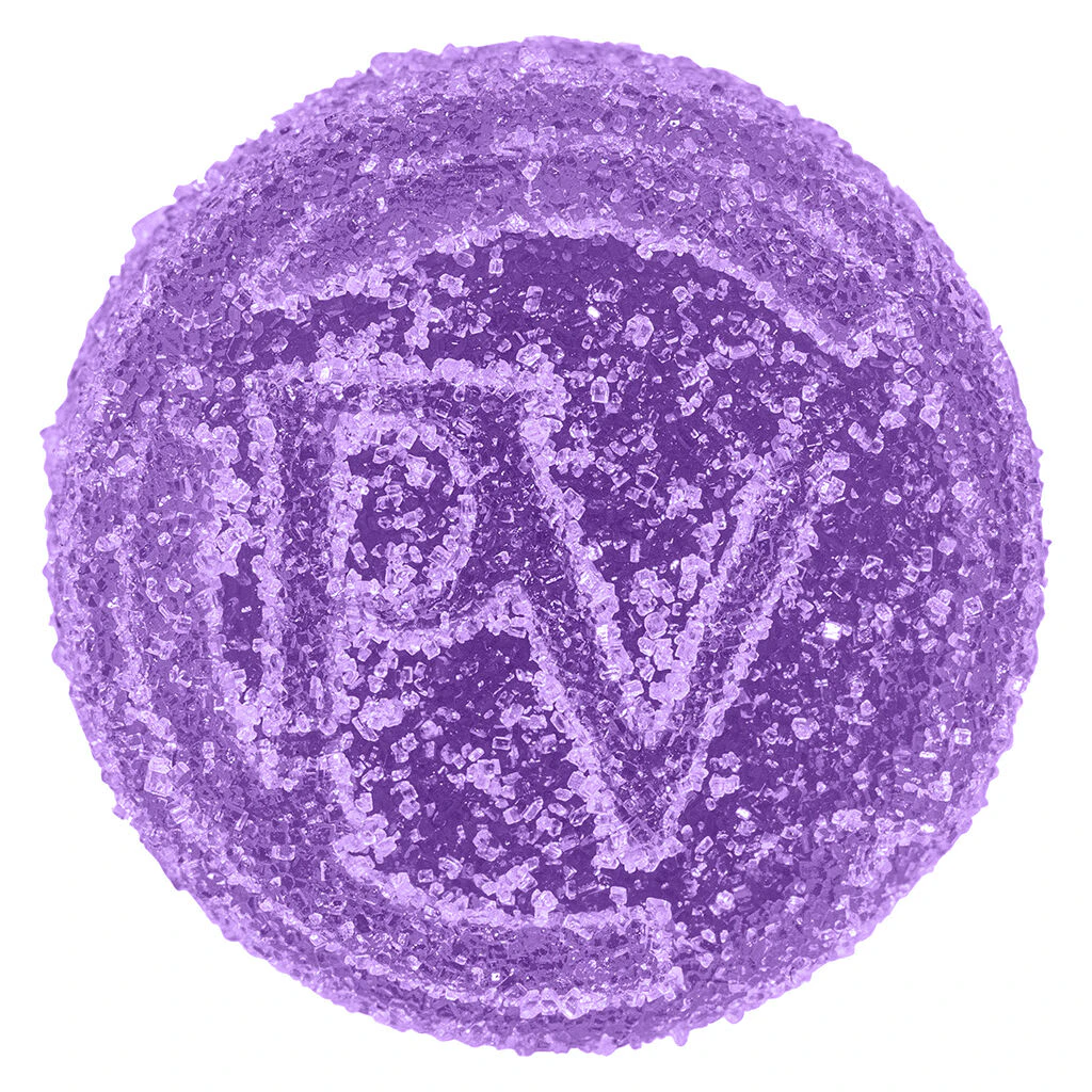 EMBLEM CANNABIS CORPORATION - PLATNUM GRAPE ESCAPE LIVE ROSIN GUMMY 1X3.5G Main Image