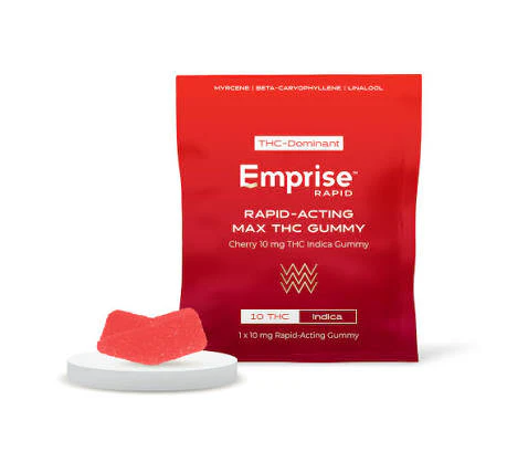 Emprise Rapid - Emprise Rapid Cherry Gummy THC 1 x 10mg Soft Chew Main Image