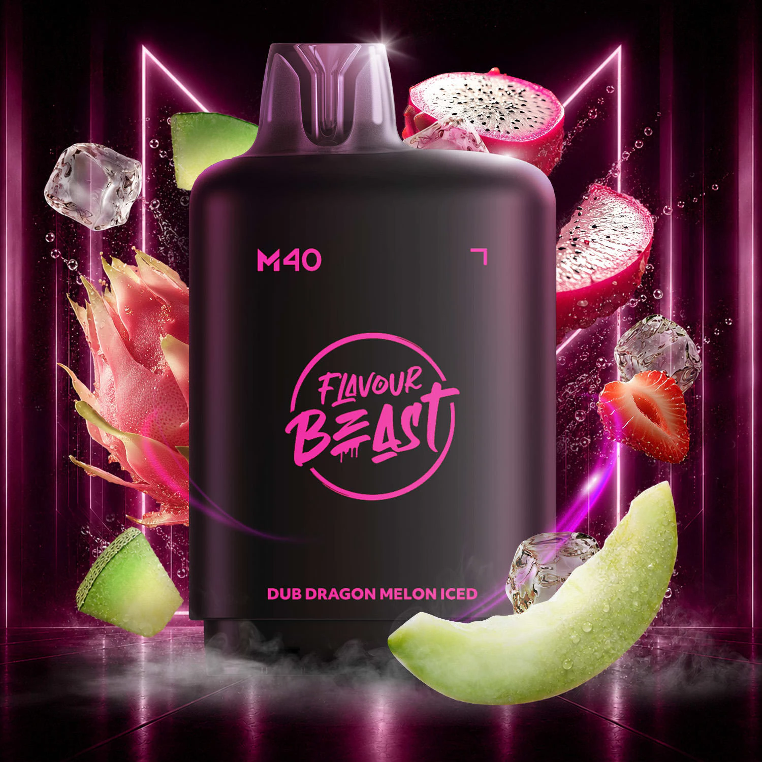 LEVEL X - M SERIES - Dub Dragon Melon Iced - 40ml - 20mg - LEVEL X - M SERIES Main Image