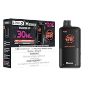 Packin' Peach Berry - 30ml - 20mg - LEVEL X - M SERIES - Starter Kit