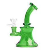 5" Day Glow Bubbler - Green
