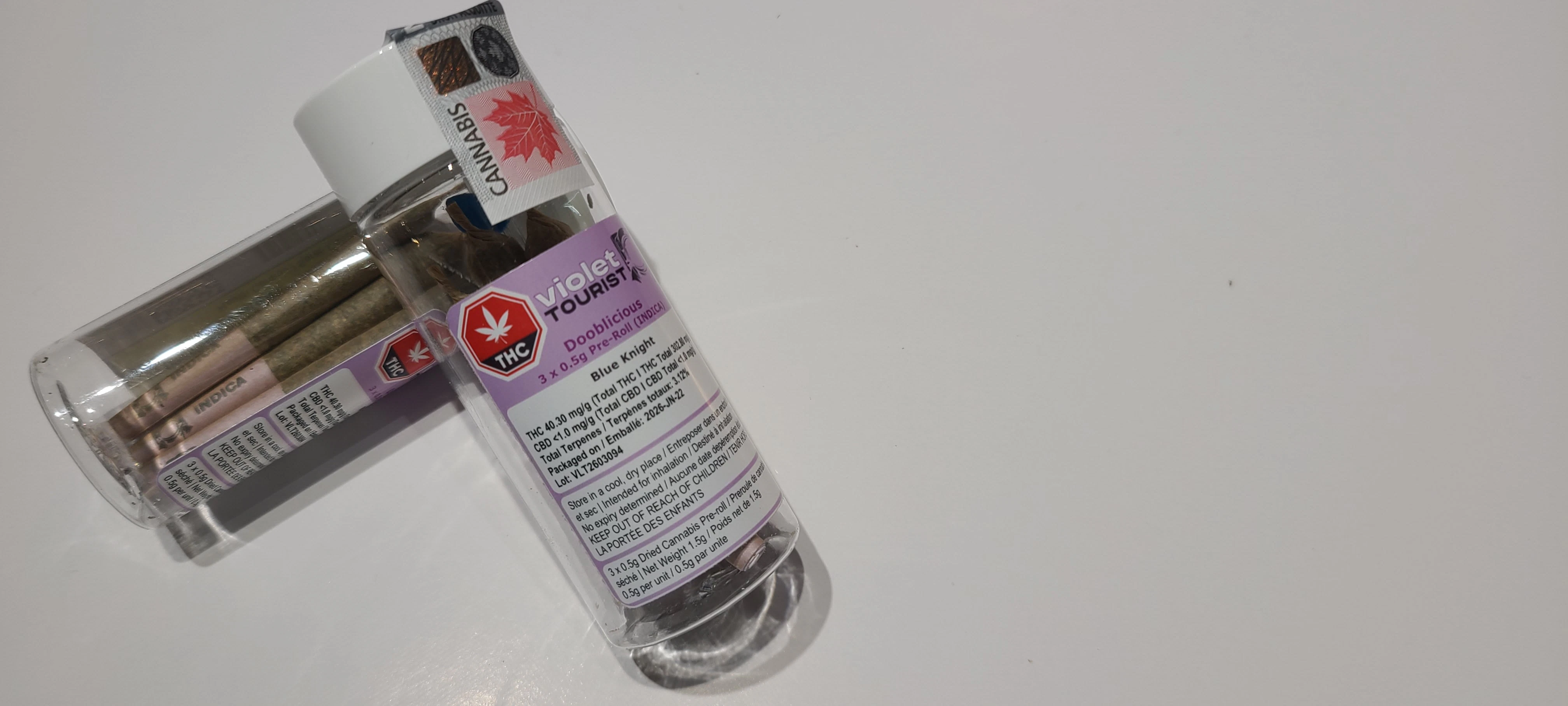 Violet Tourist - Doobilicious PR3x.5g Main Image