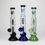 XTREME GLASS - GLASS BONG WITH BOWL - BLACK