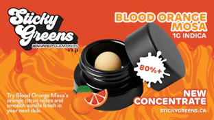 Sticky Greens Blood Orange Mosa 1g Whipped Diamonds