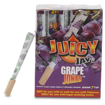Juicy Jay's  - JUICY JAY'S JONES - PRE CONES - GRAPE - 24 Main Image