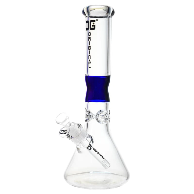 OG Original - 14" 7mm OG Original Coloured Ring Bong (Blue) Main Image
