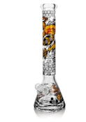 16.5" Arsenal Angry Bee Glass Bong
