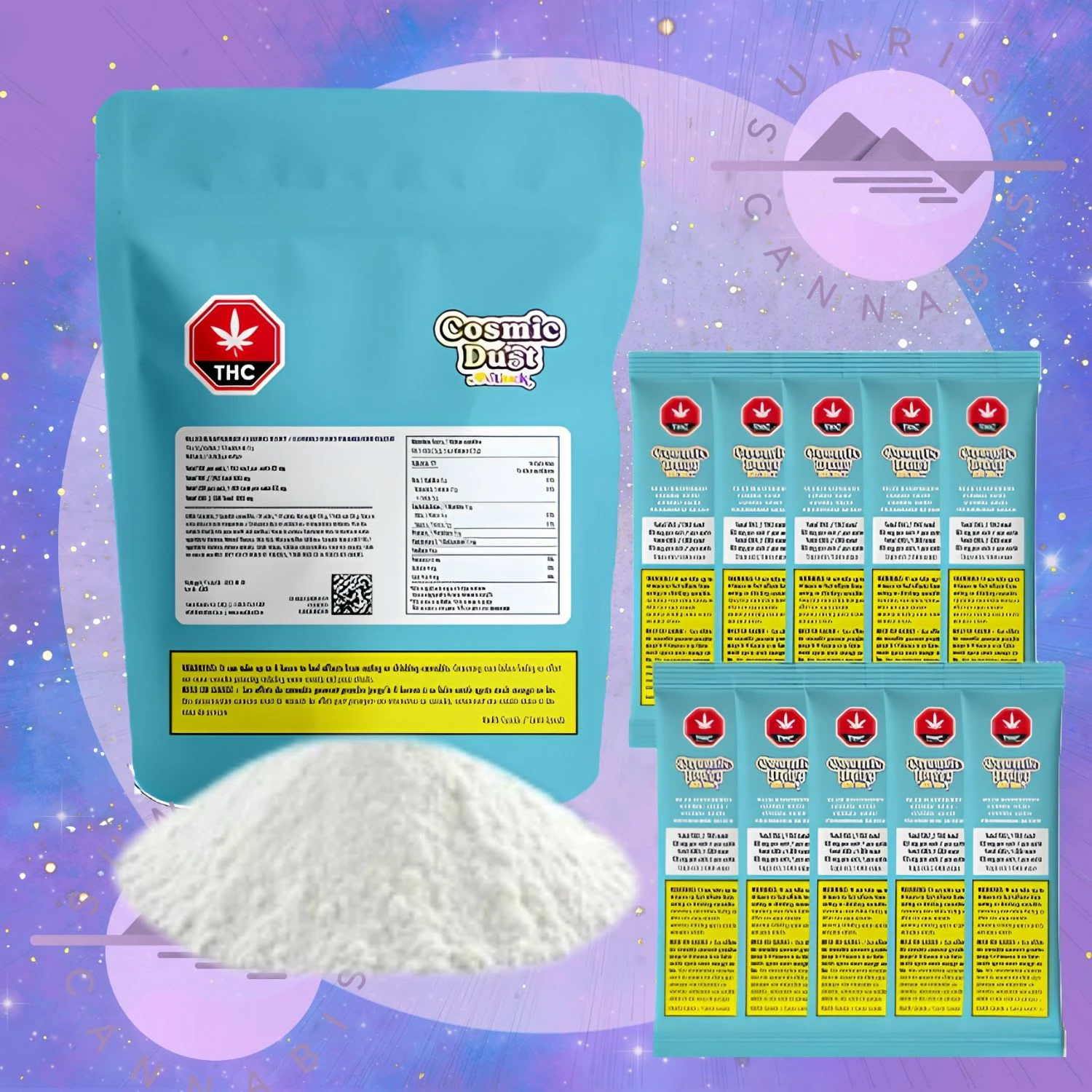Potluck - BLUE RASPBERRY COSMIC DUST - POTLUCK - 10X10MG Main Image