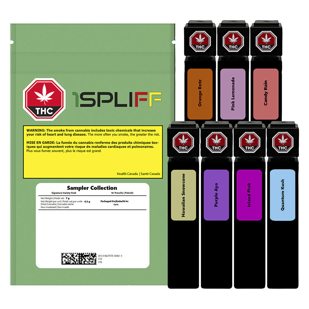 1Spliff - 1SPLIFF | Sampler Collection | 14x0.5g Main Image