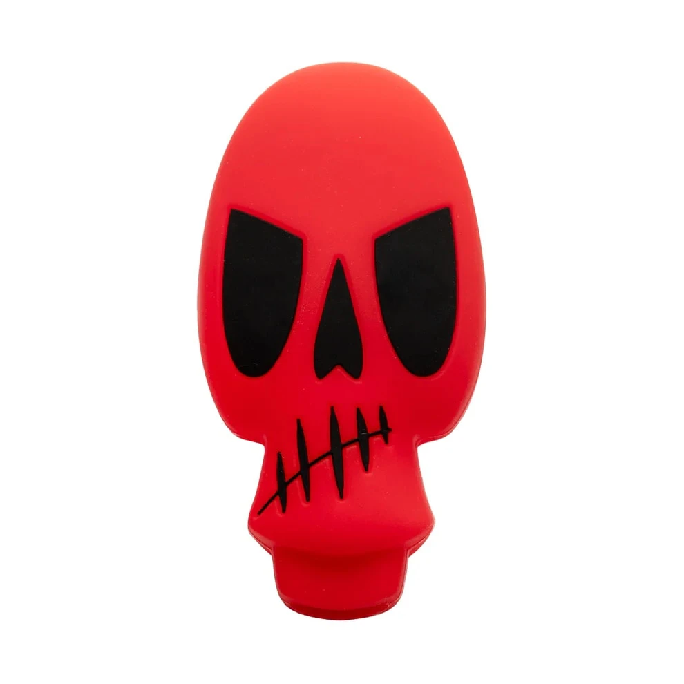 LIT Silicone - ACC - LIT Silicone - Red Skull Silicone Pipe - 3.25" Main Image