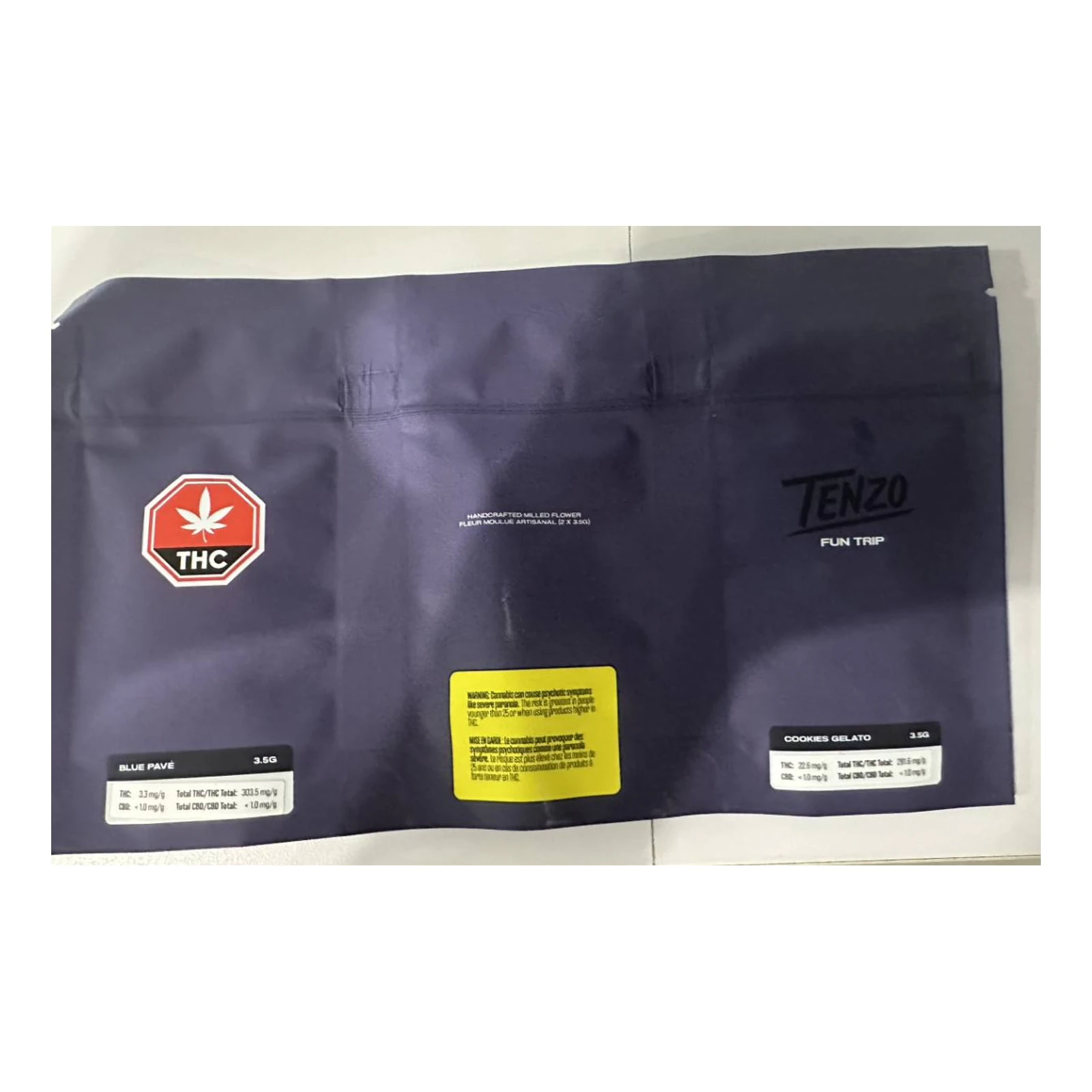 TENZO - Fun Trip Blue Pave & Cookies Gelato 7g Milled Flower Main Image