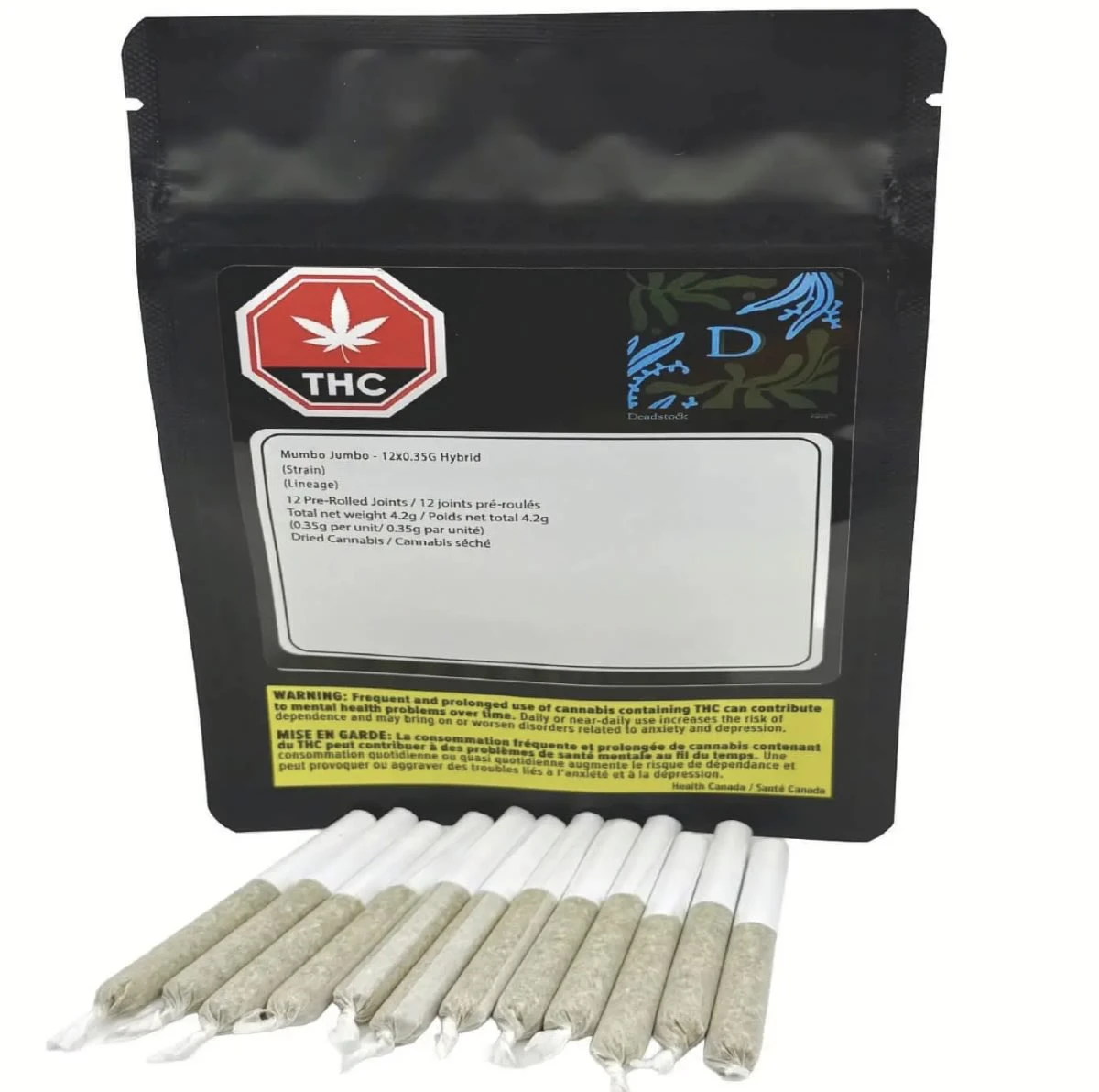 Deadstock by Headstone - Mumbo Jumbo 12 x 0.35 Pre-Rolls Main Image