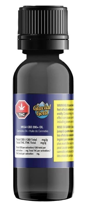 Glacial Gold - Mega CBD 200+ Oil 40ml Main Image