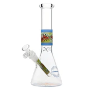 10" 5mm Arsenal Blaze Swirl Beaker Bong