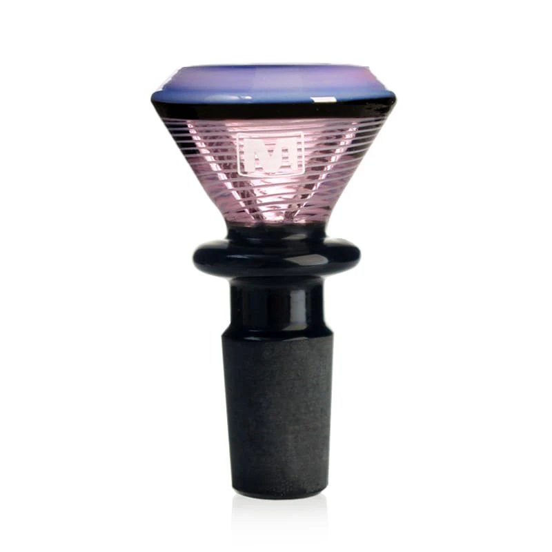 SmokeArs - 14mm Marley Prismatic Funnel Glass Bowl Main Image