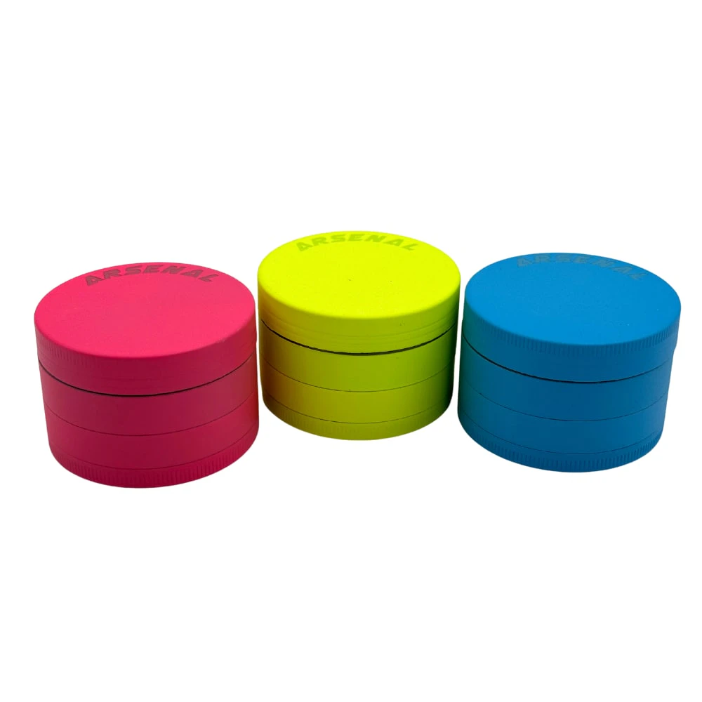 SmokeArs - Arsenal Plain Glow In The Dark 52mm 4-Pc Grinder Main Image