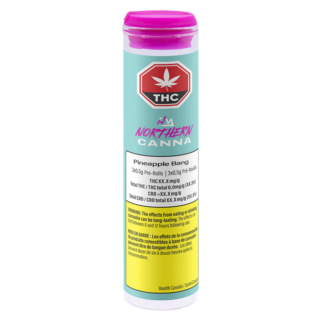 Northern Canna - Northern Canna - Pineapple Bang Pre-Rolls 5x0.5g Main Image