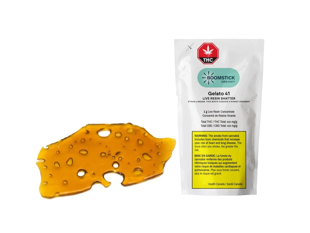 Boomstick - Boomstick | GELATO 41 LIVE RESIN SHATTER | 1g Main Image