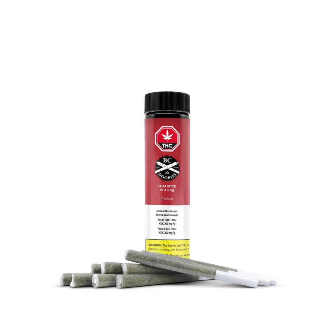 BC Doobies - BC Doobies Thai Stick Pre-Rolls - 10 X 0.5g Main Image