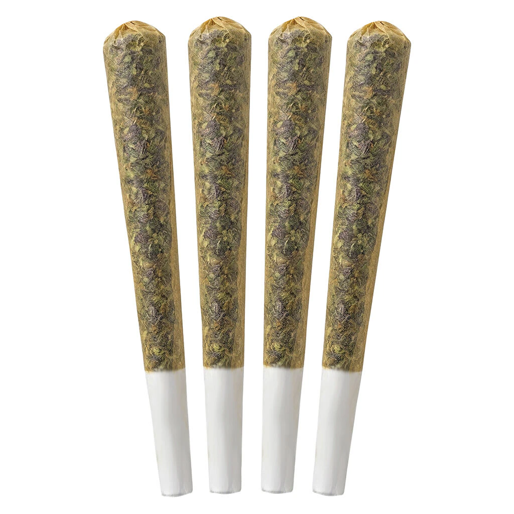 OVERTIME - Blue Collar Razz Diamond Dust Kief Coated Infused Pre-Roll 4x0.5g Distillates Main Image
