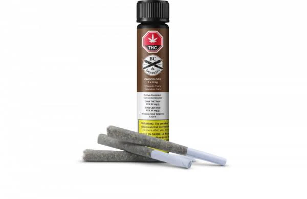 BC DOOBIES - 3 x 0.5g Chocolope Pre-Rolls Main Image