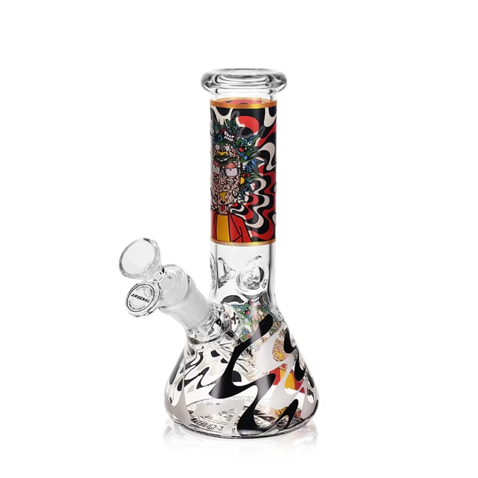 Smoke Arsenal - 8" Arsenal Cosmic Chaos Glass Bong (#4) Main Image