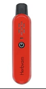 HERBVA 5G- PREMIUM PORTABLE VAPORIZER (DRY HERB) "POCKET SIZE" "RED"