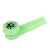 ACC - LIT Silicone - Green Glow-In-The-Dark Hand Pipe