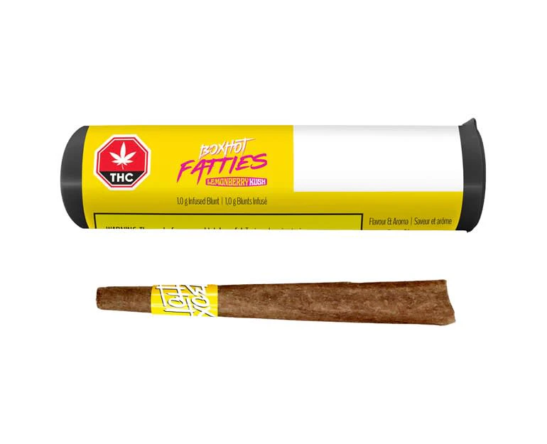 BOXHOT - BOXHOT - LEMONBERRY KUSH INFUSED BLUNT - 1G Main Image
