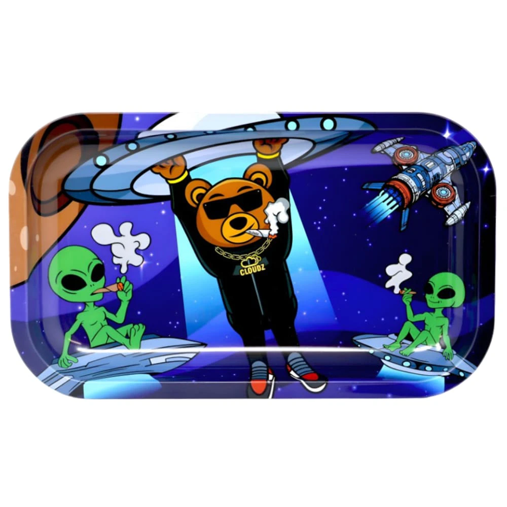 CLOUD Z - Cloudz Smoke Alien Metal Rolling Tray - Medium Main Image