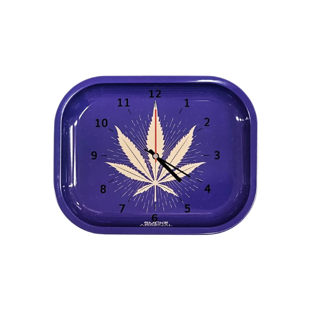 Arsenal - 420 Clock Metal Rolling Tray - Small Main Image