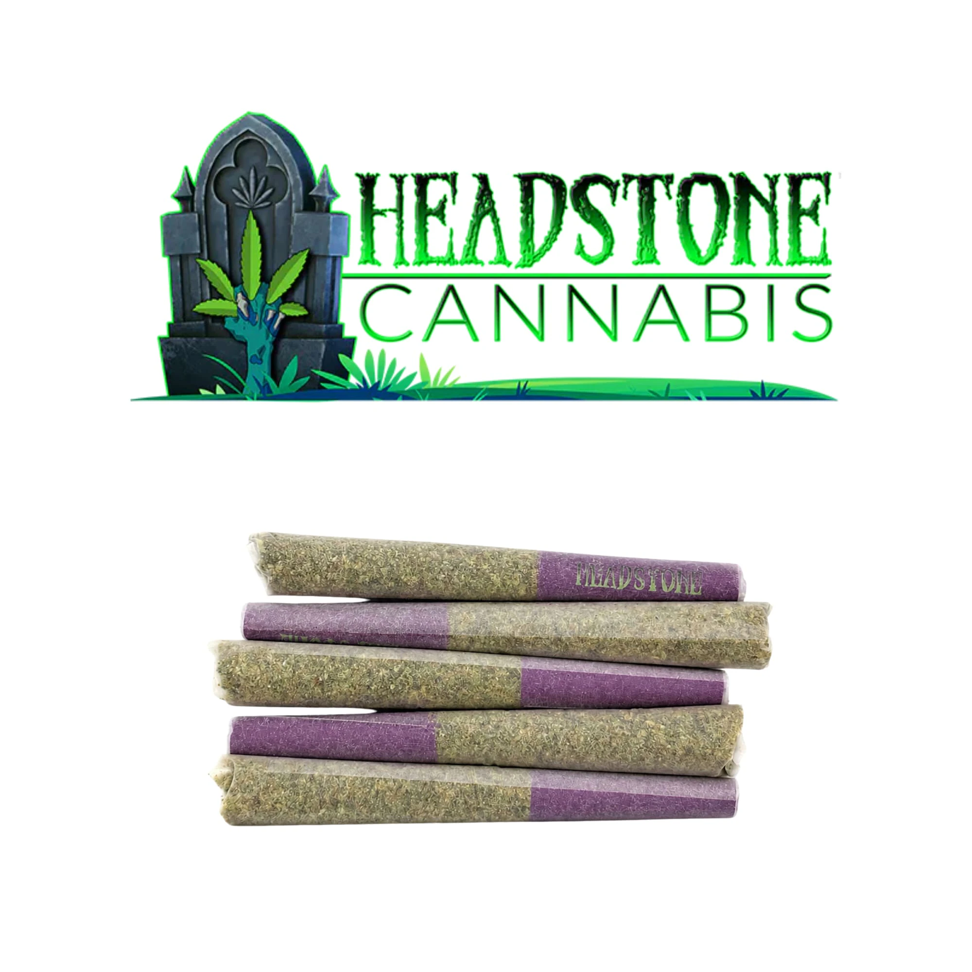 HeadStone Cannabis - Headstone Cannabis BlackBerry Cherry 5 x 0.5g Pre-Rolls Main Image