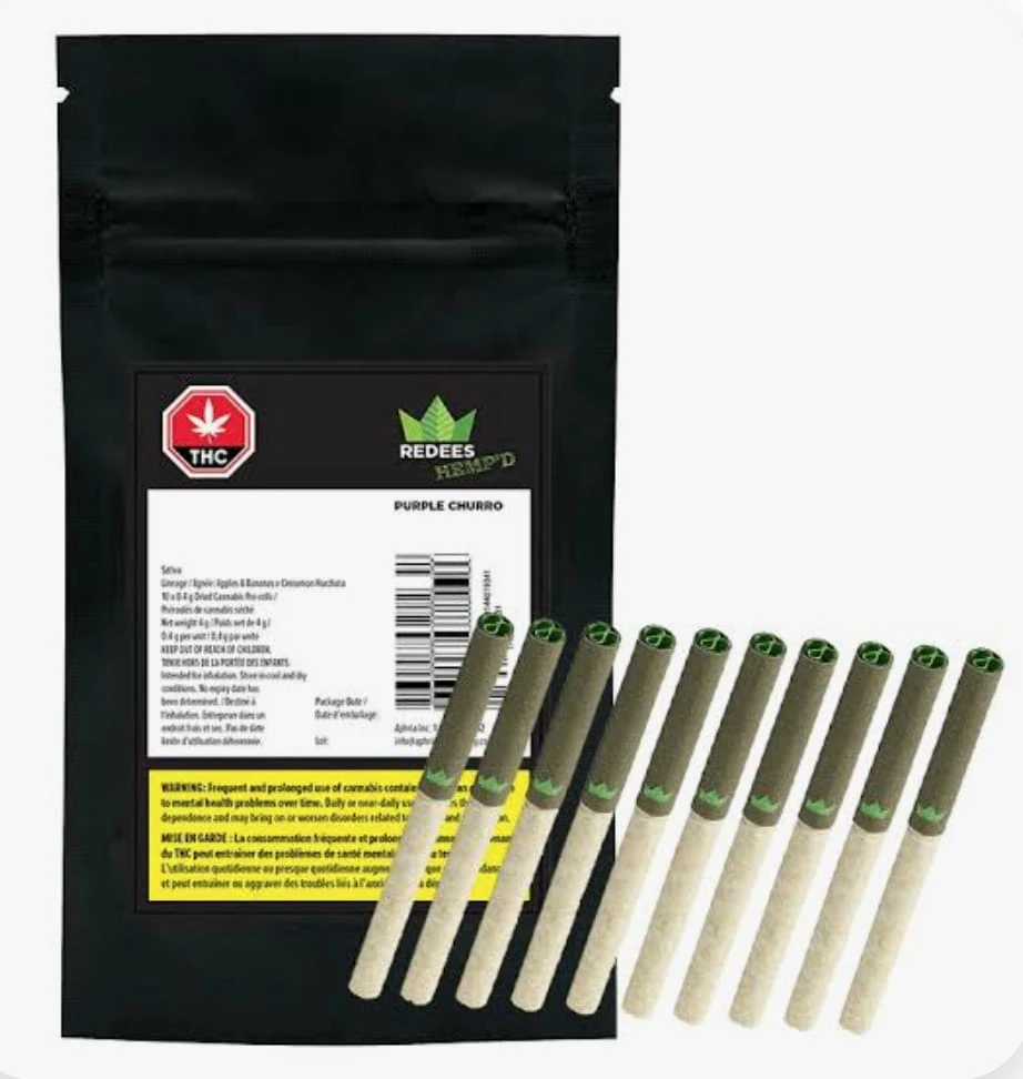 REDECAN - Purple Churro Redees 10 x 0.4g Pre-Rolls Main Image