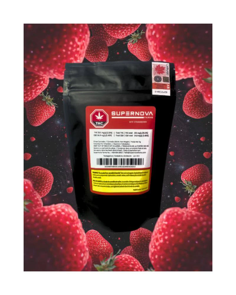 Supernova Farms - WTF Strawberry 3.5g Dried Flower Main Image