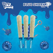 Sticky Greens Blue Shark 3 x 0.5g Diamond Coated Liquid Diamond Infused Pre-Rolls