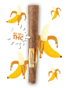 Banana CRML 1 x 1g Liquid Diamond Infused Blunt (Indica)