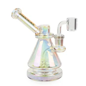 6" Terminator Vector Concentrate Rig Metallic Rainbow