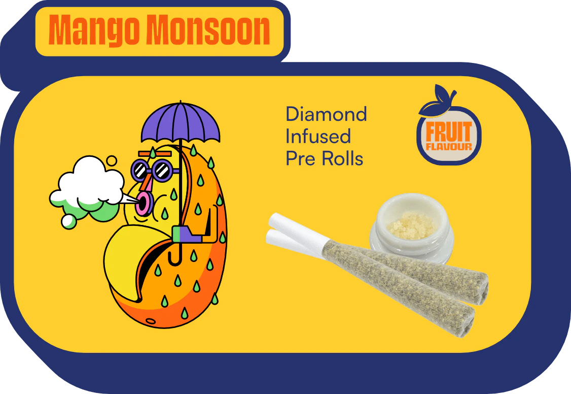 TERRA LABS - Mango Monsoon Diamond Infused (0.5g x 3PR) - Terra Labs Main Image