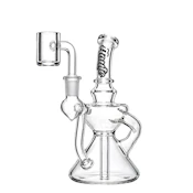 4" Haute Curve Loop Dab Rig