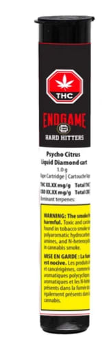HARD HITTERS  - PSYCHO CITRUS LIQUID DIAMOND CART - 1